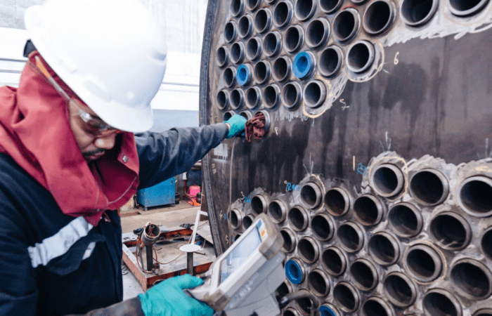 inspeção iris caldeiras